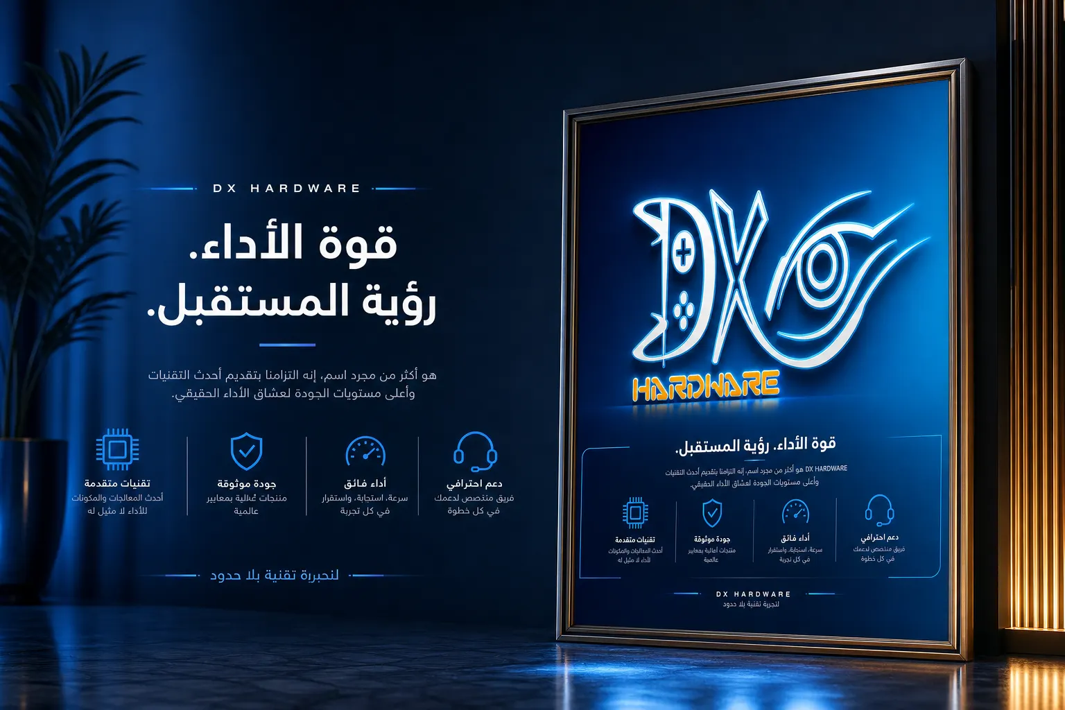 DX Hardware — هوية تجارية — لقطة 8